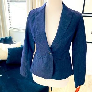 NWT Isaac Mizrahi Indigo Blue Blazer
